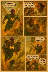 Night Bird in action